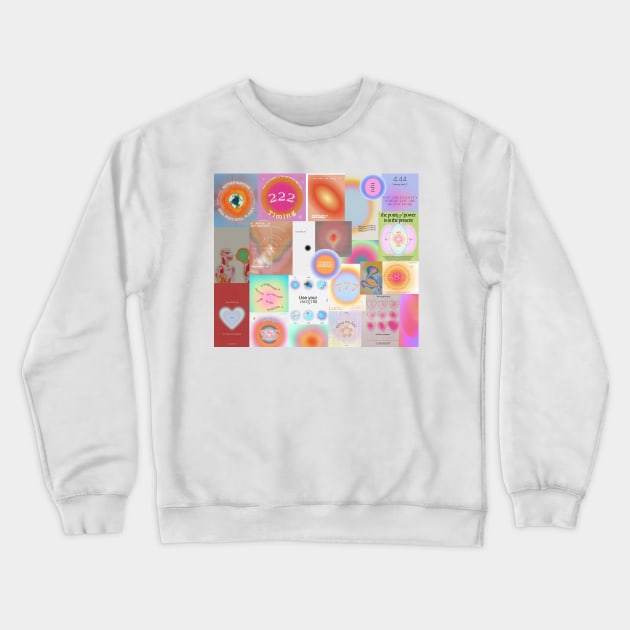 aura energy and attraction collage Crewneck Sweatshirt by morgananjos